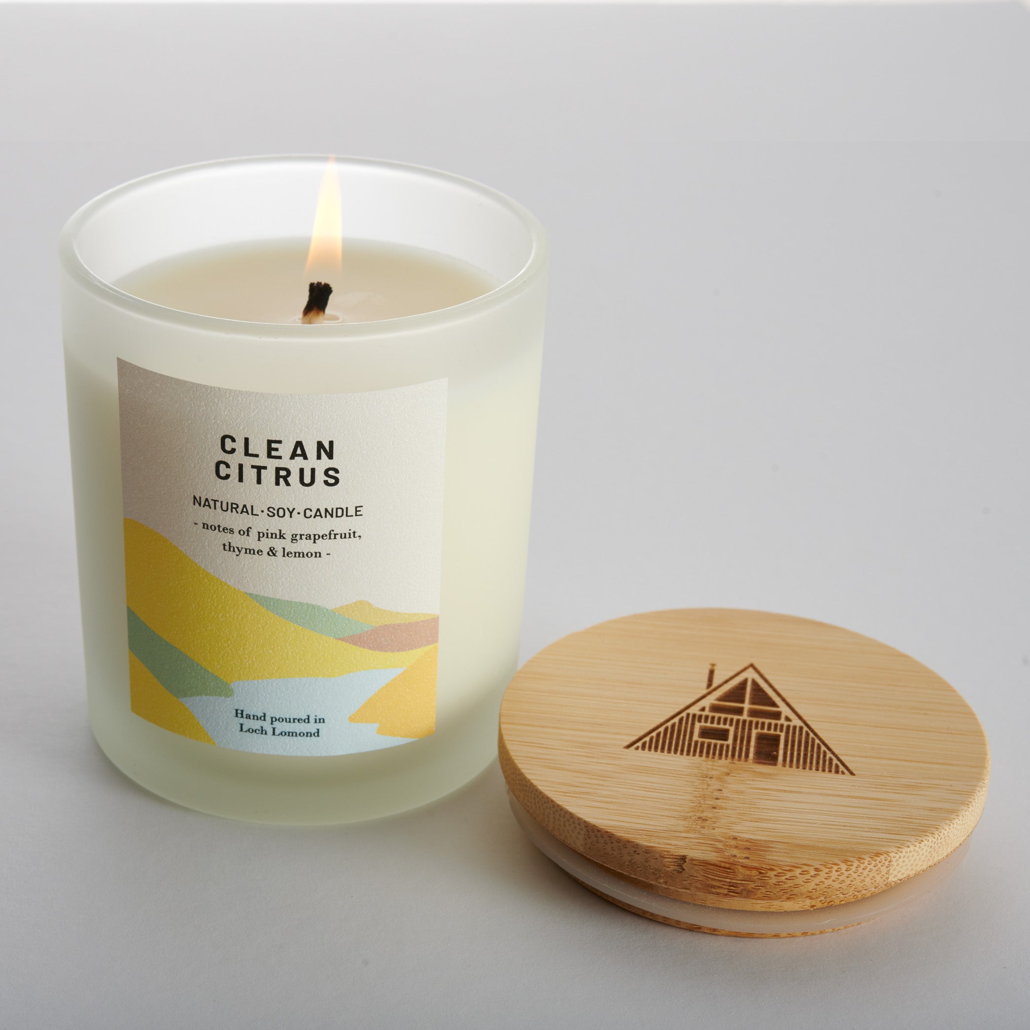 Clean Citrus - 450g - Organic & Vegan Scented Candles | Ocoee House