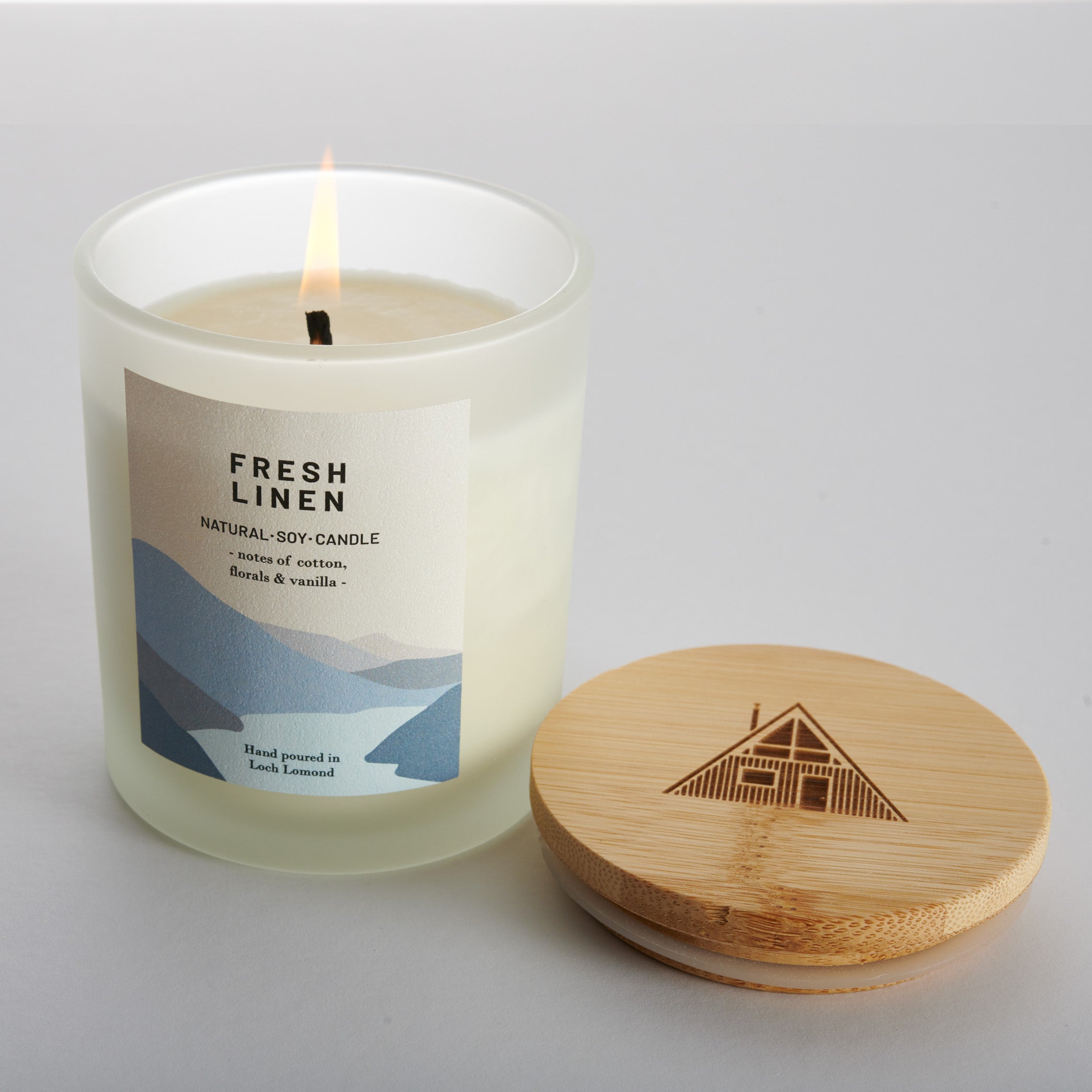 Fresh Linen - 450g - Organic & Vegan Scented Candles | Ocoee House