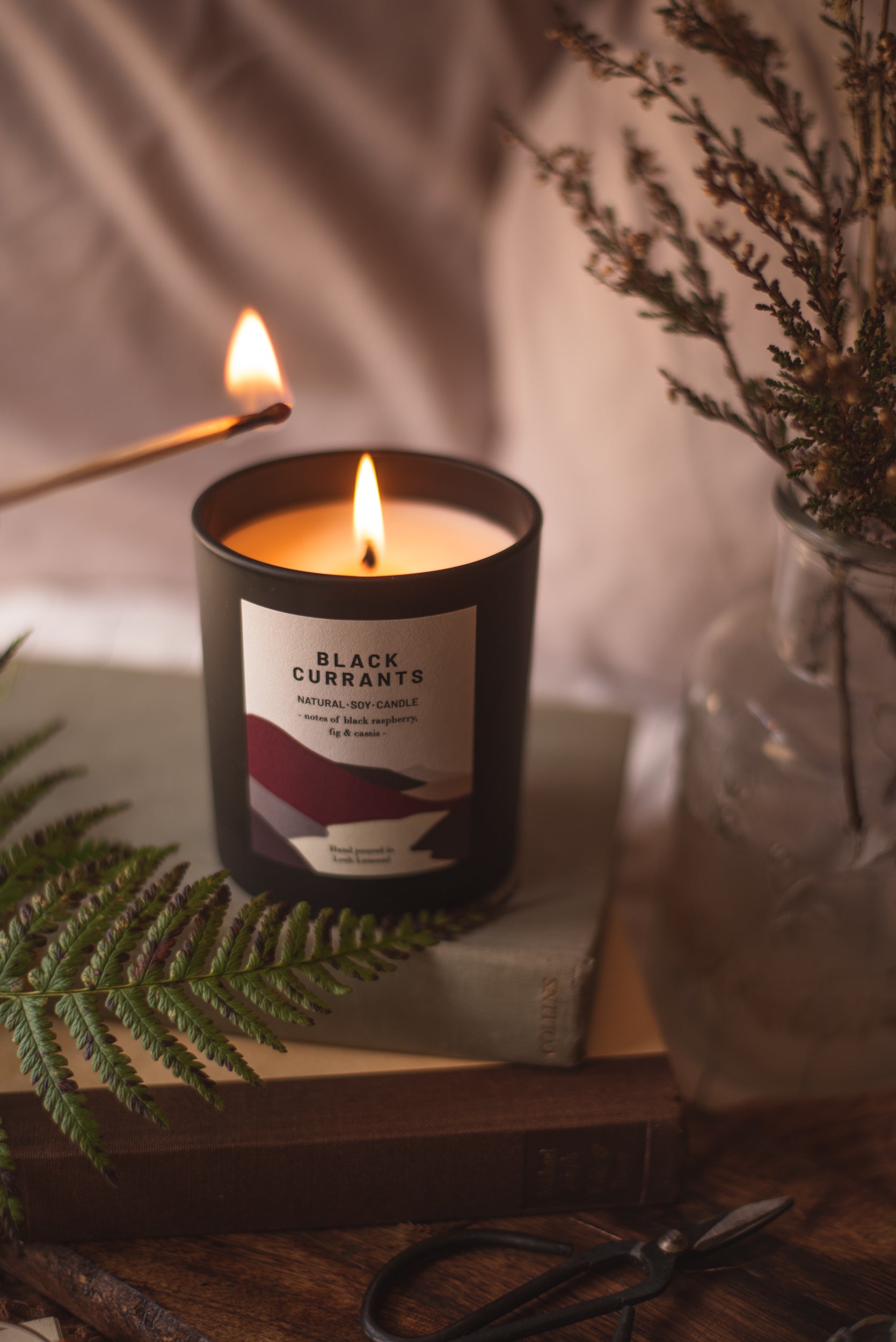 Black Currants - 450g - Organic & Vegan Scented Candles | Ocoee House