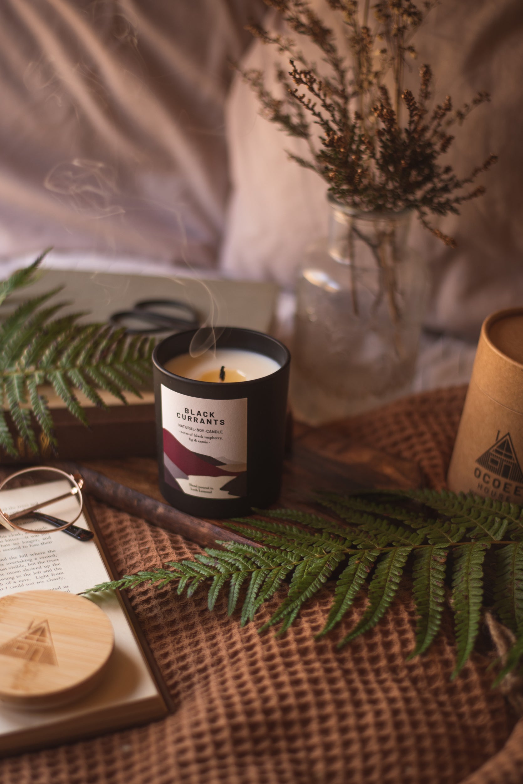 Black Currants - 450g - Organic & Vegan Scented Candles | Ocoee House