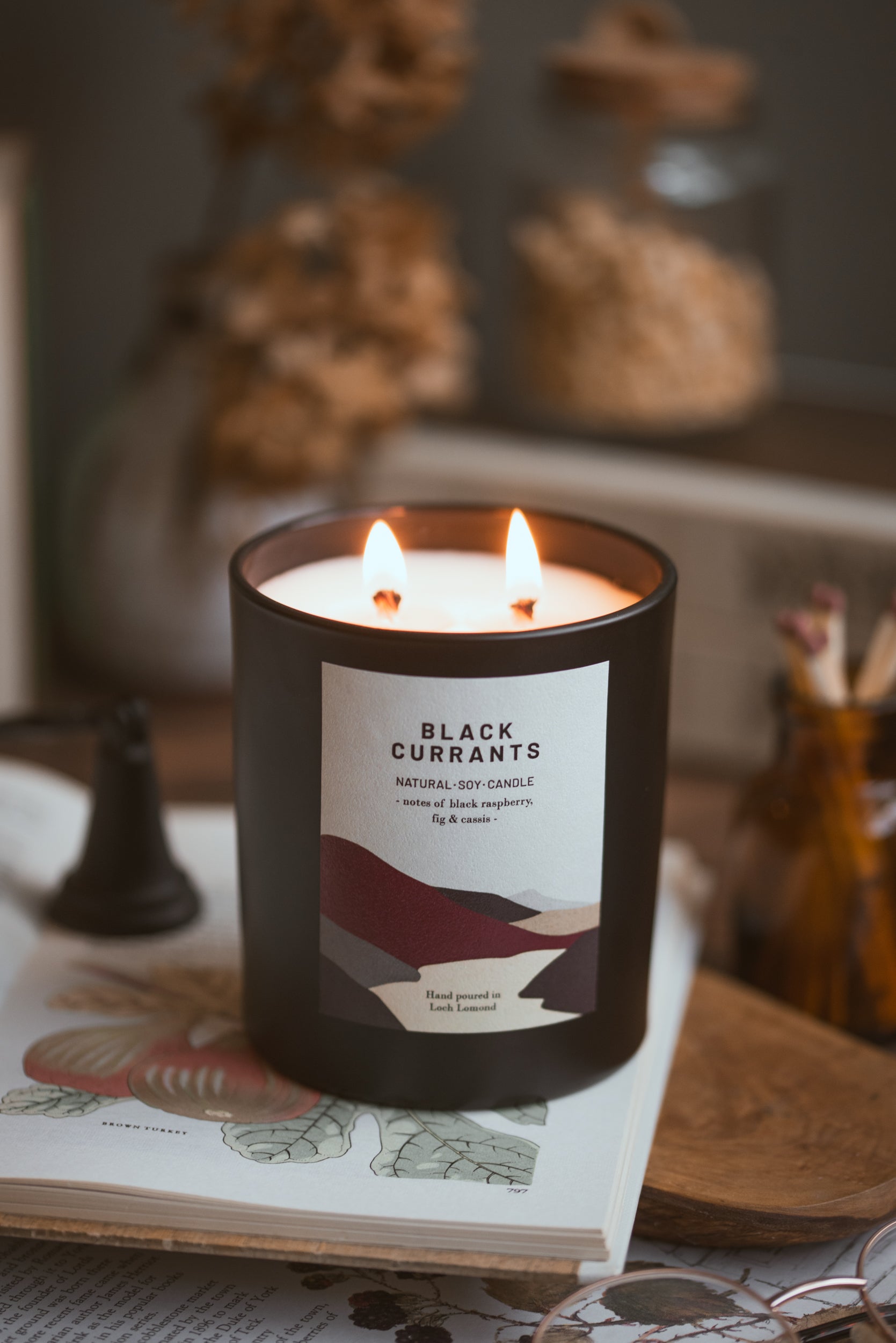 Black Currants - 760g - Organic & Vegan Scented Candles | Ocoee House