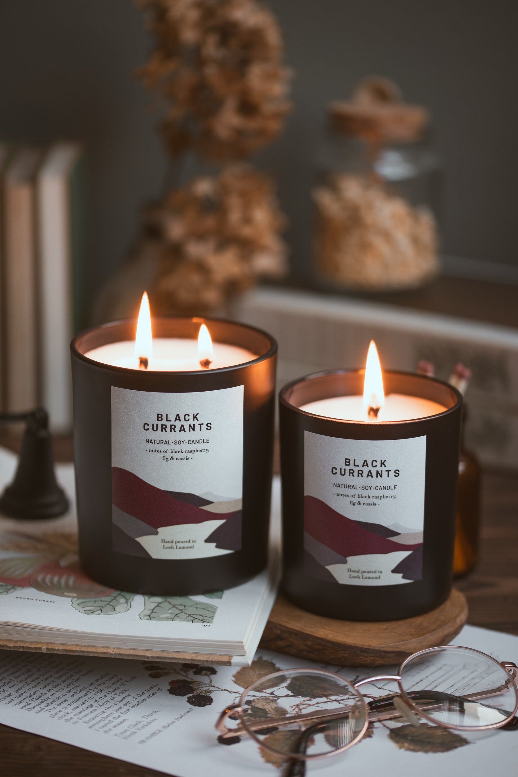 Black Currants - 760g - Organic & Vegan Scented Candles | Ocoee House