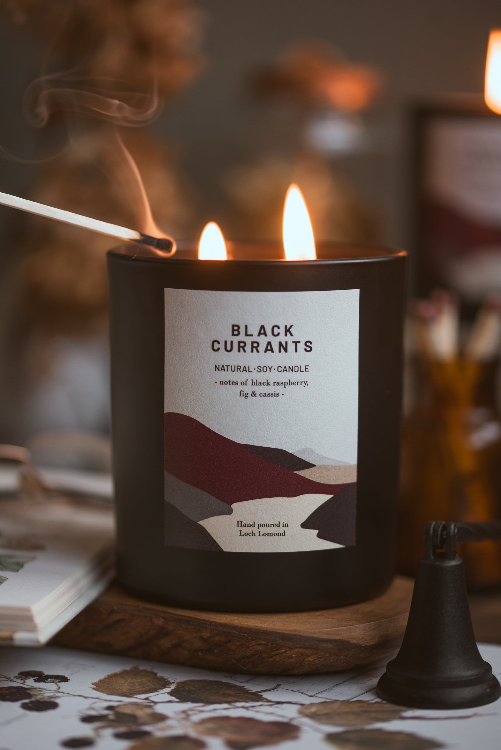 Black Currants - 760g - Organic & Vegan Scented Candles | Ocoee House