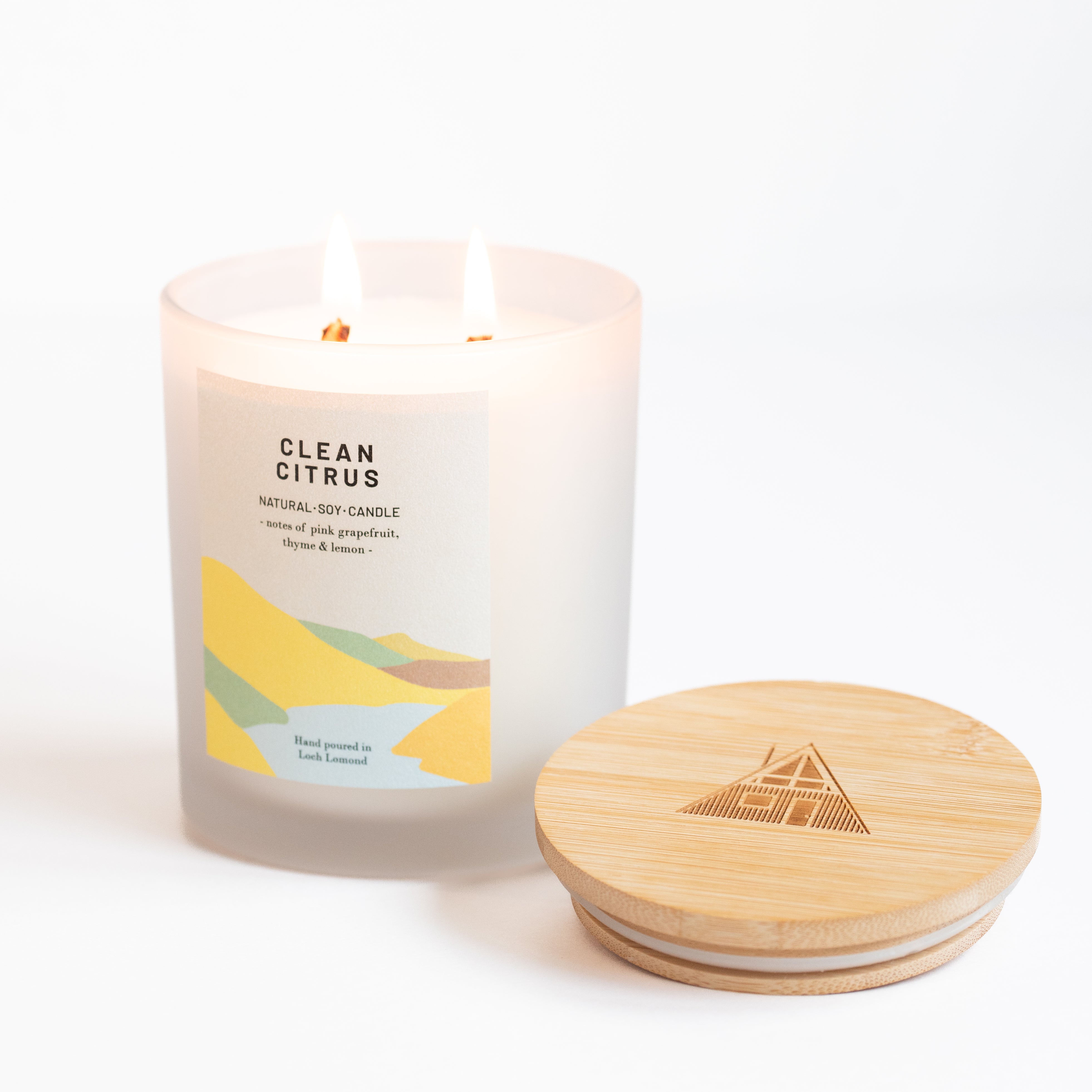 Clean Citrus - 760g - Organic & Vegan Scented Candles | Ocoee House