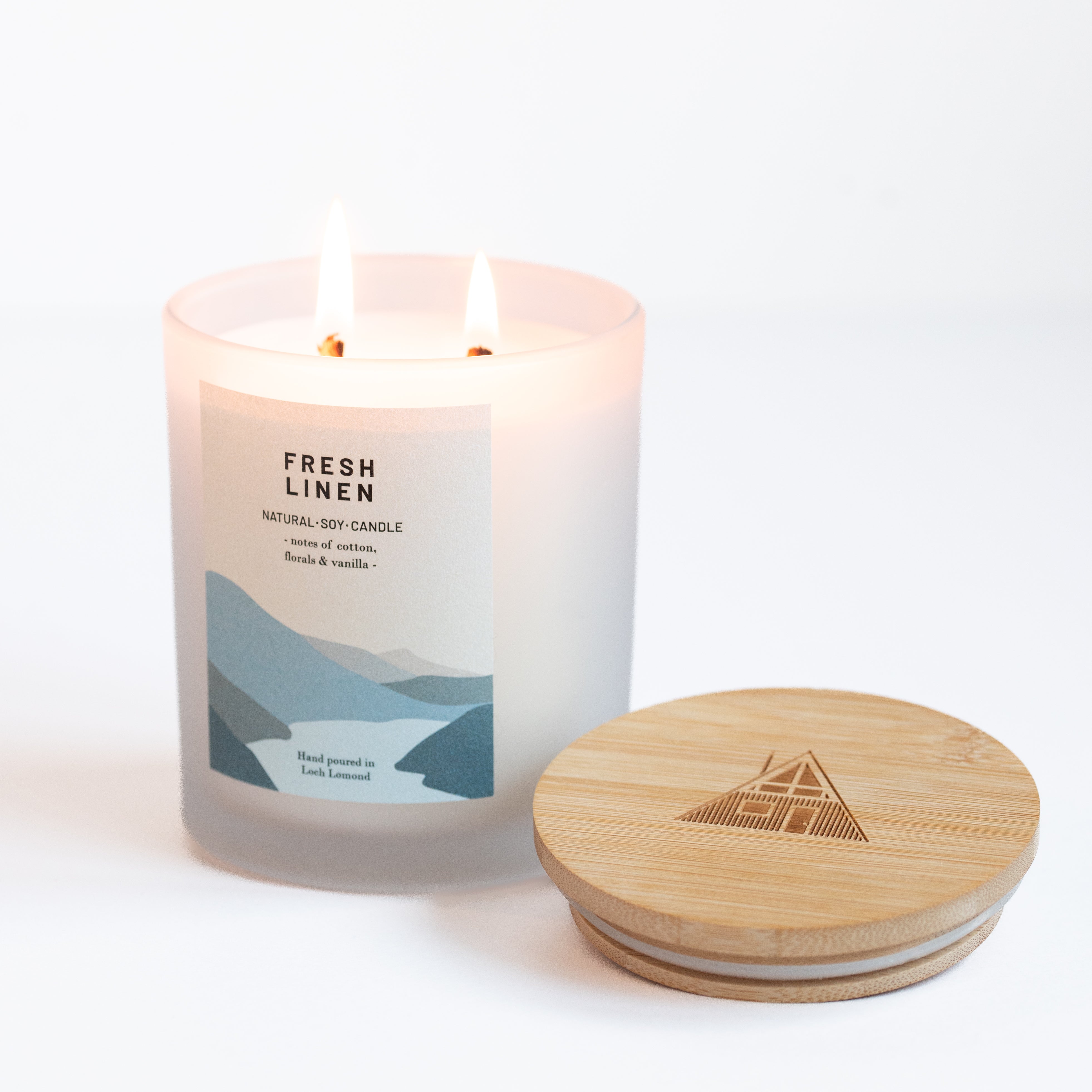 Fresh Linen - 760g - Organic & Vegan Scented Candles | Ocoee House