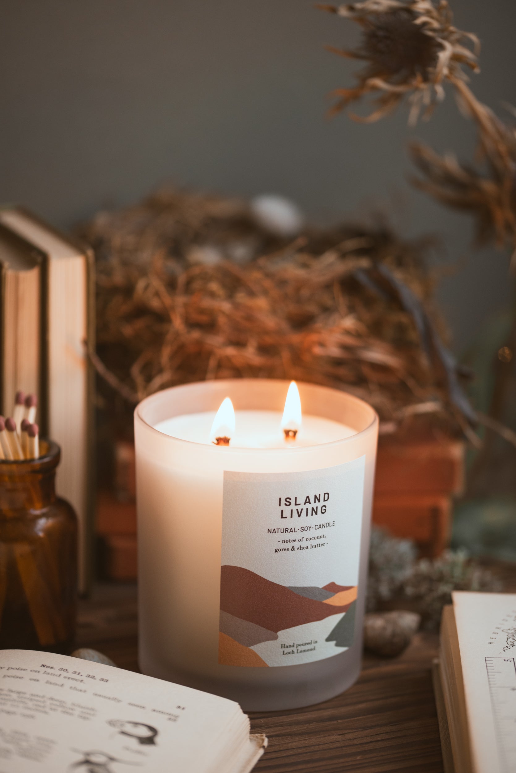 Island Living - 760g - Organic & Vegan Scented Candles | Ocoee House