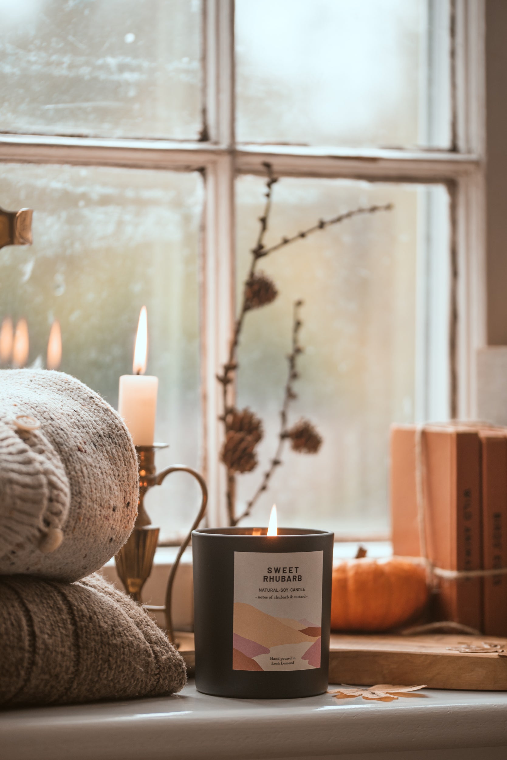Sweet Rhubarb - 450g - Organic & Vegan Scented Candles | Ocoee House