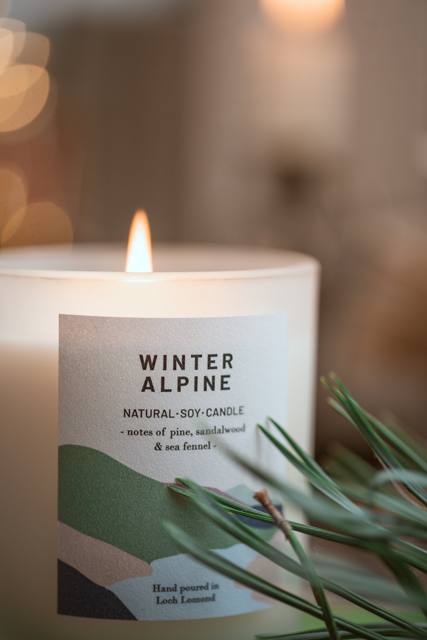 Winter Alpine - 450g - Organic & Vegan Scented Candles | Ocoee House