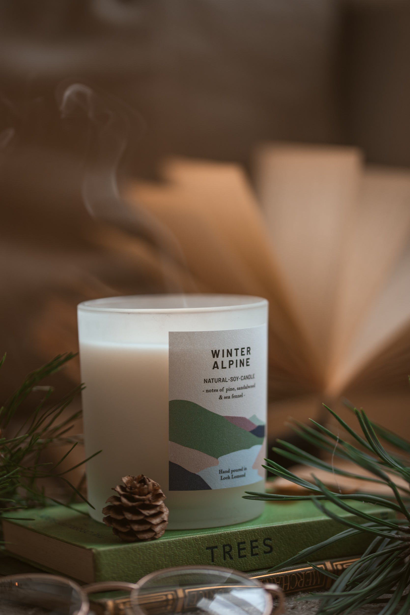 Winter Alpine - 450g - Organic & Vegan Scented Candles | Ocoee House