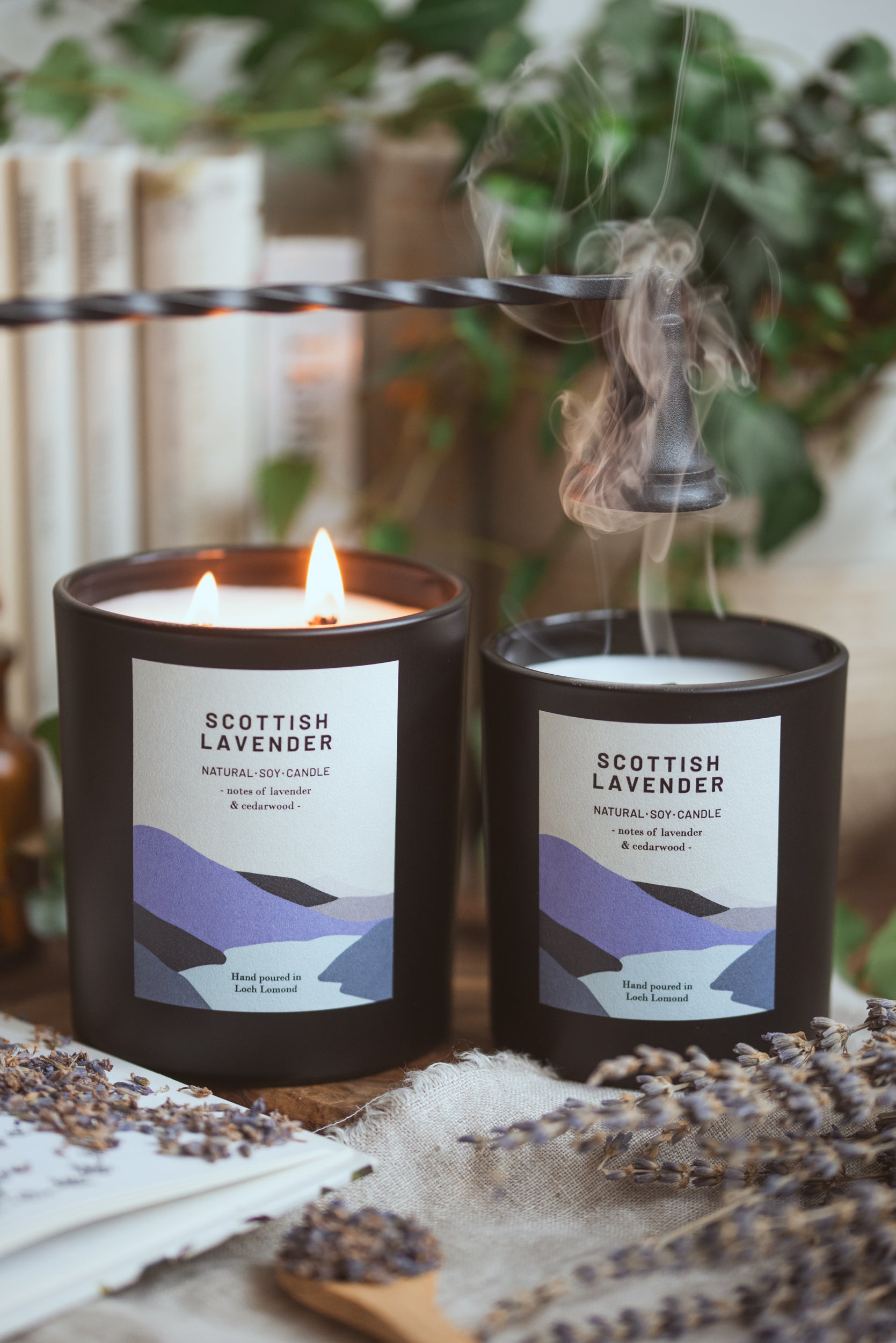 Scottish Lavender - 760g - Organic & Vegan Scented Candles | Ocoee House