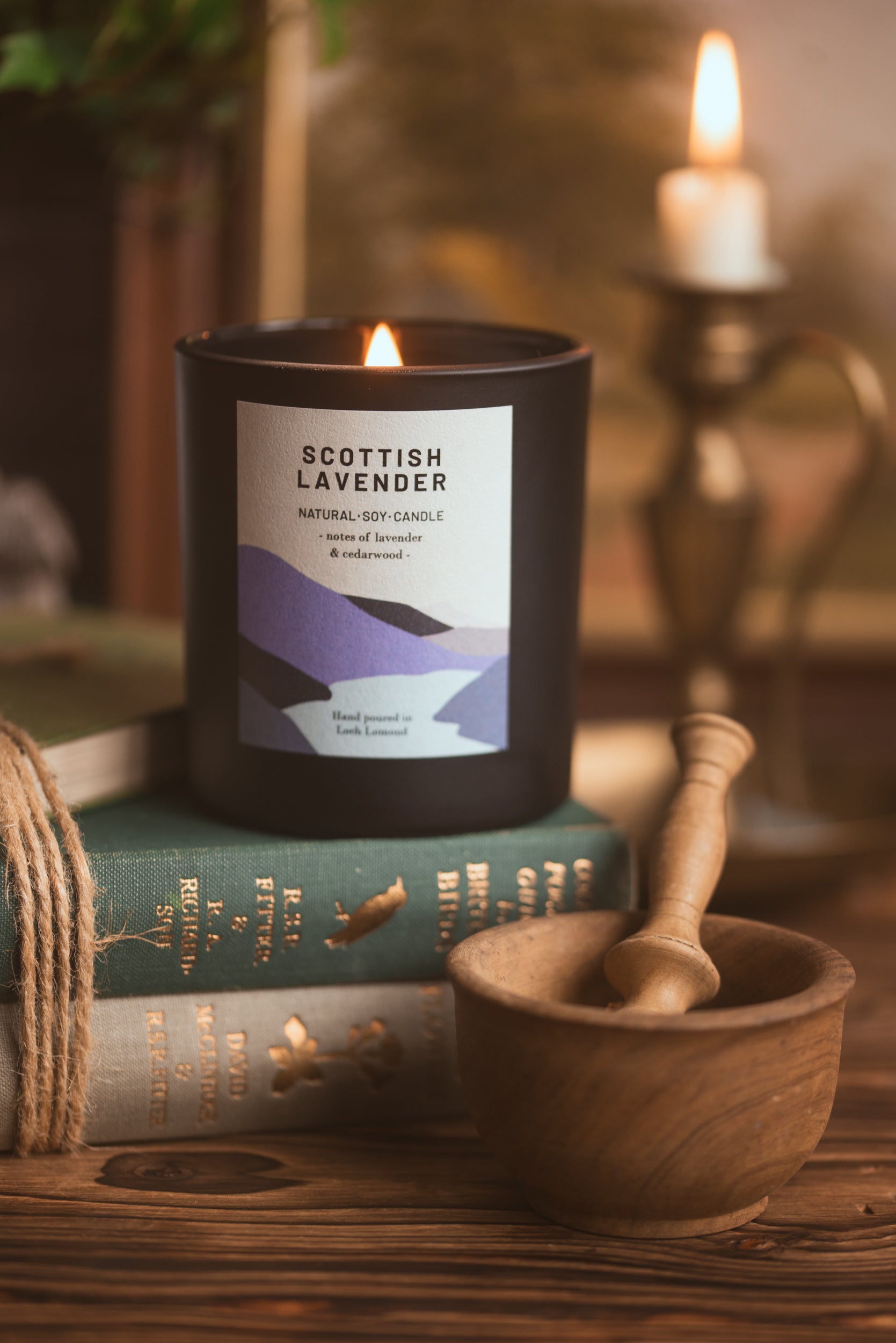 Scottish Lavender - 450g - Organic & Vegan Scented Candles | Ocoee House
