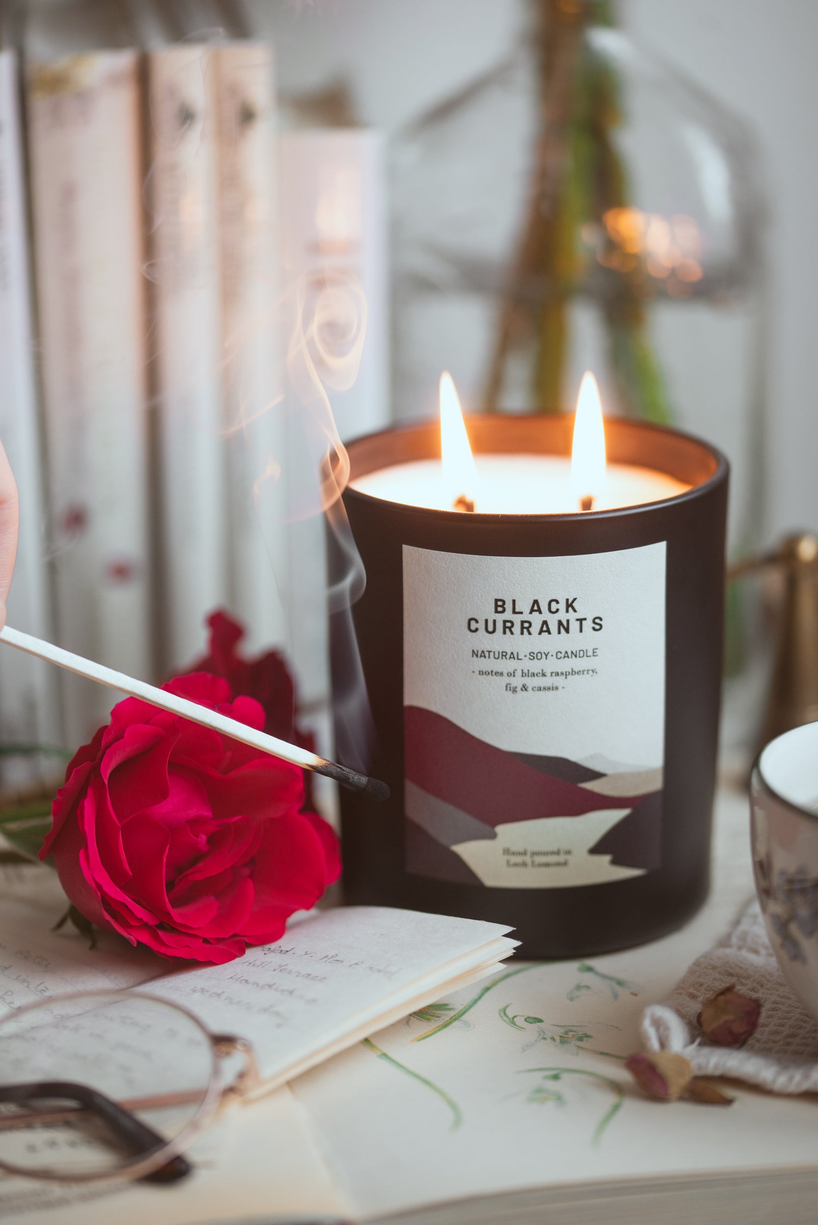 Black Currants - 760g - Organic & Vegan Scented Candles | Ocoee House