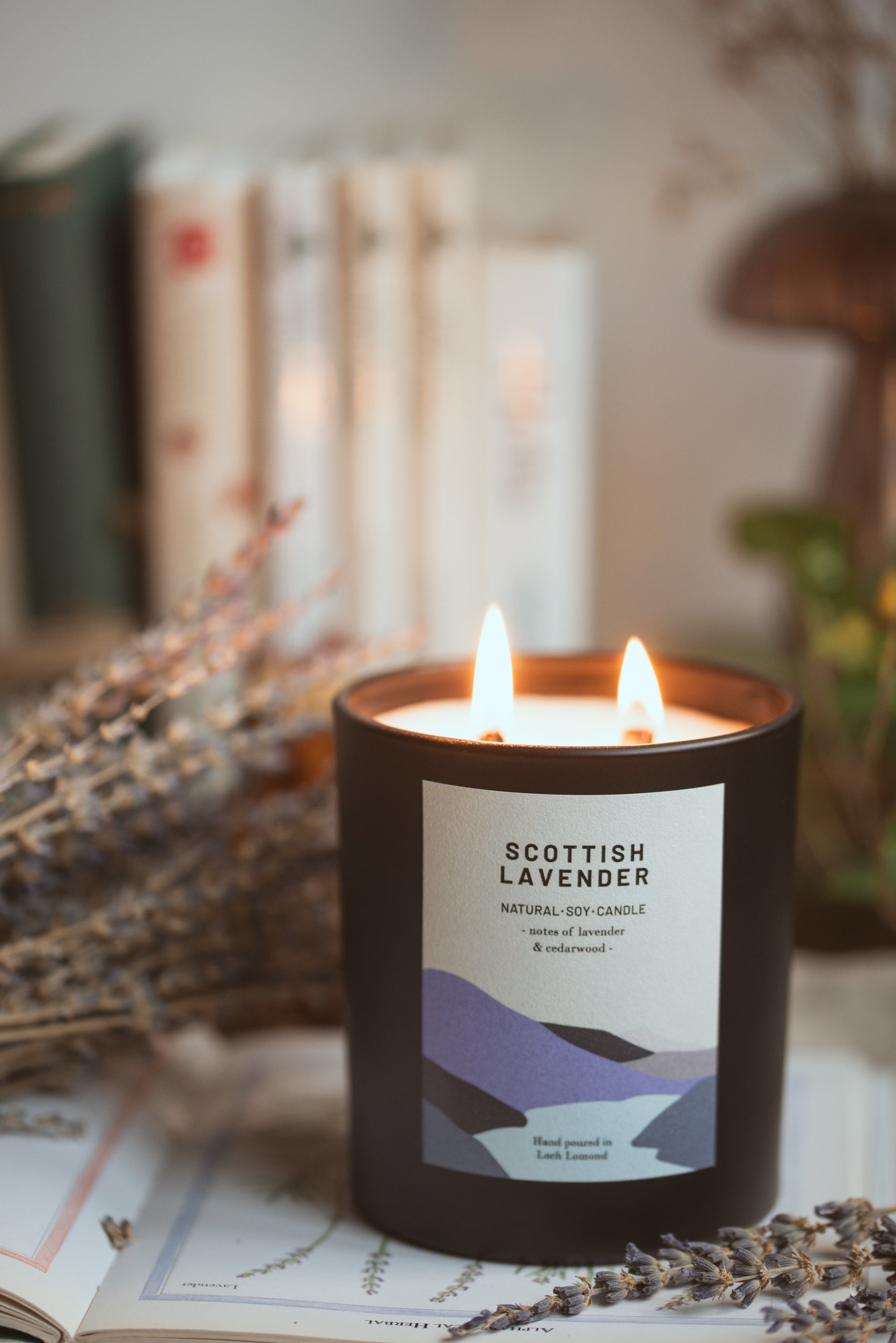 Scottish Lavender - 760g - Organic & Vegan Scented Candles | Ocoee House