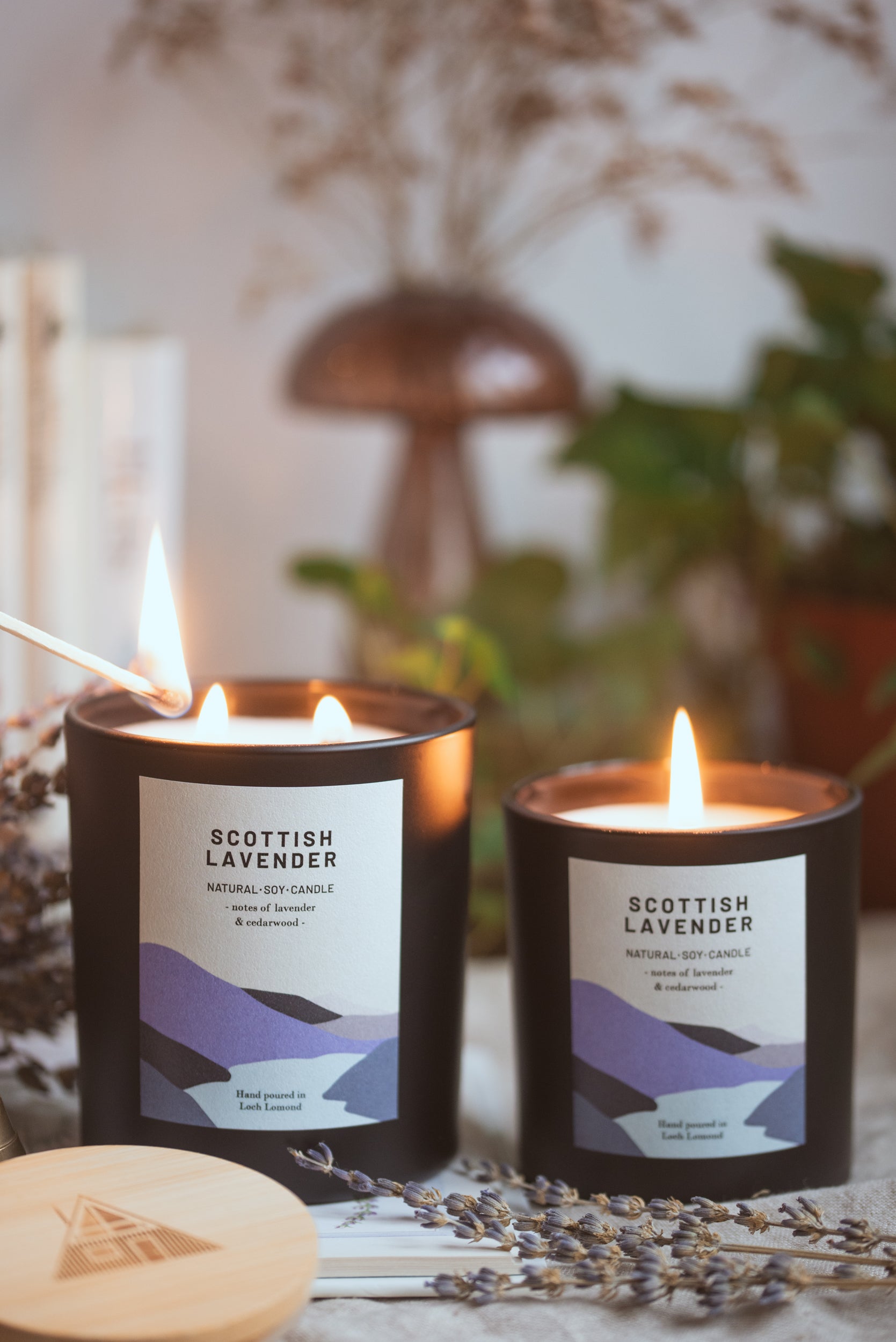 Scottish Lavender - 760g - Organic & Vegan Scented Candles | Ocoee House
