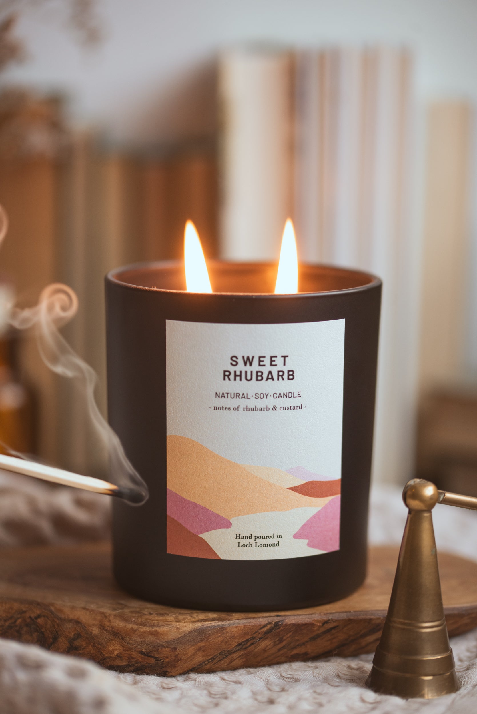 Sweet Rhubarb - 760g - Organic & Vegan Scented Candles | Ocoee House