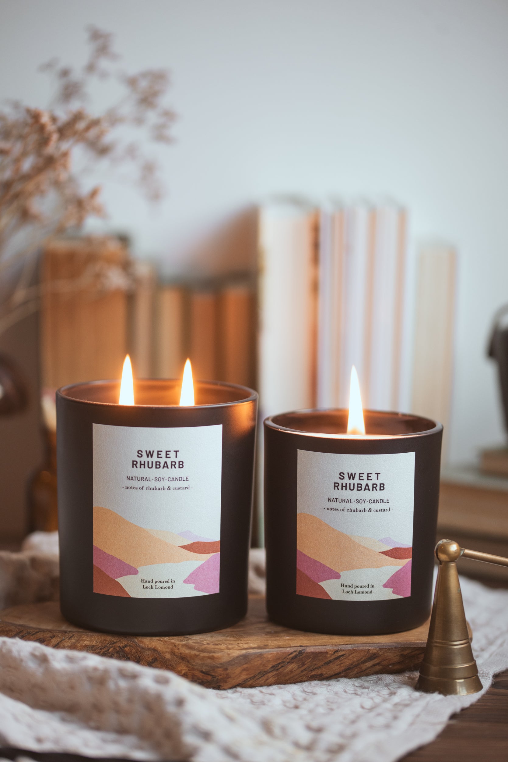 Sweet Rhubarb - 760g - Organic & Vegan Scented Candles | Ocoee House