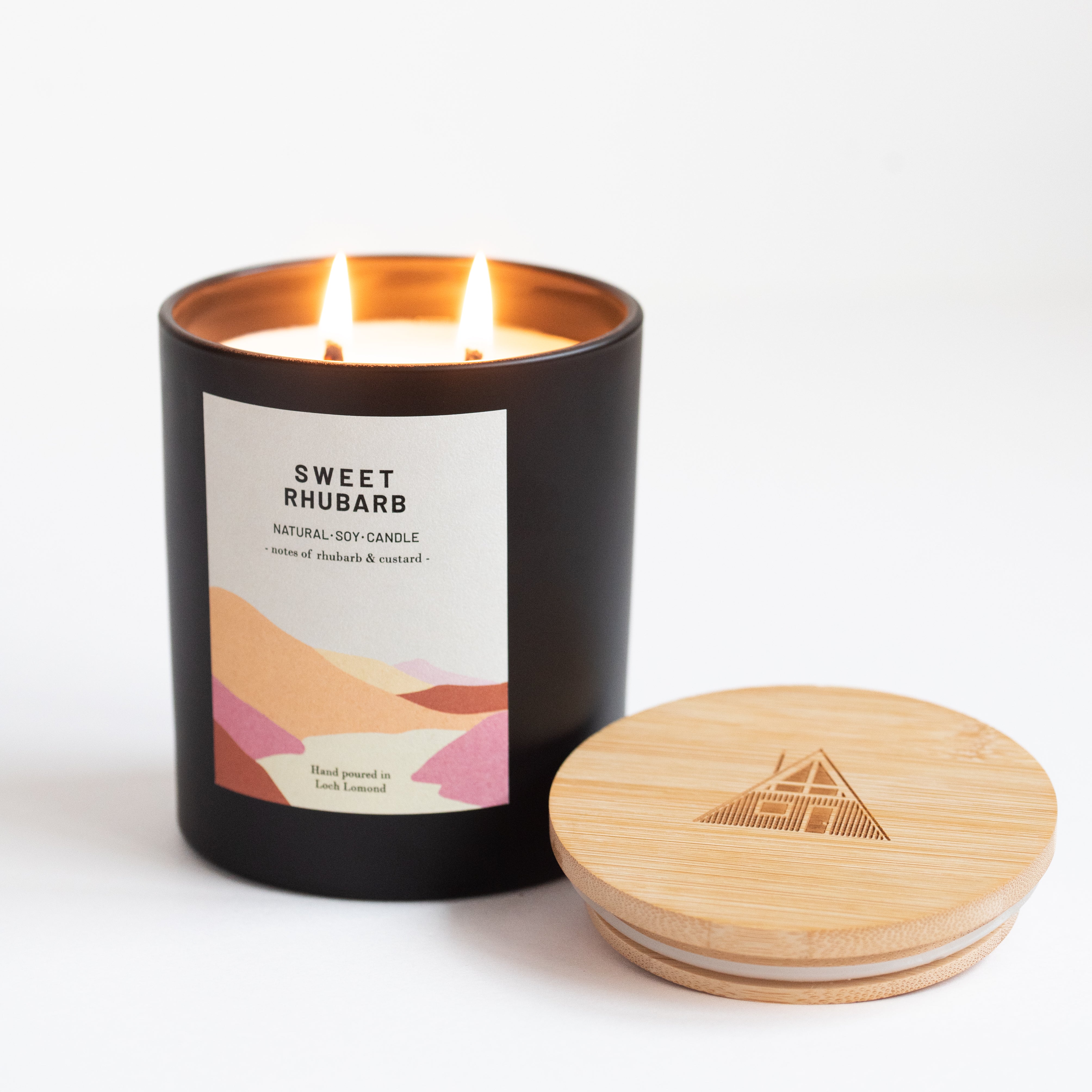 Sweet Rhubarb - 760g - Organic & Vegan Scented Candles | Ocoee House
