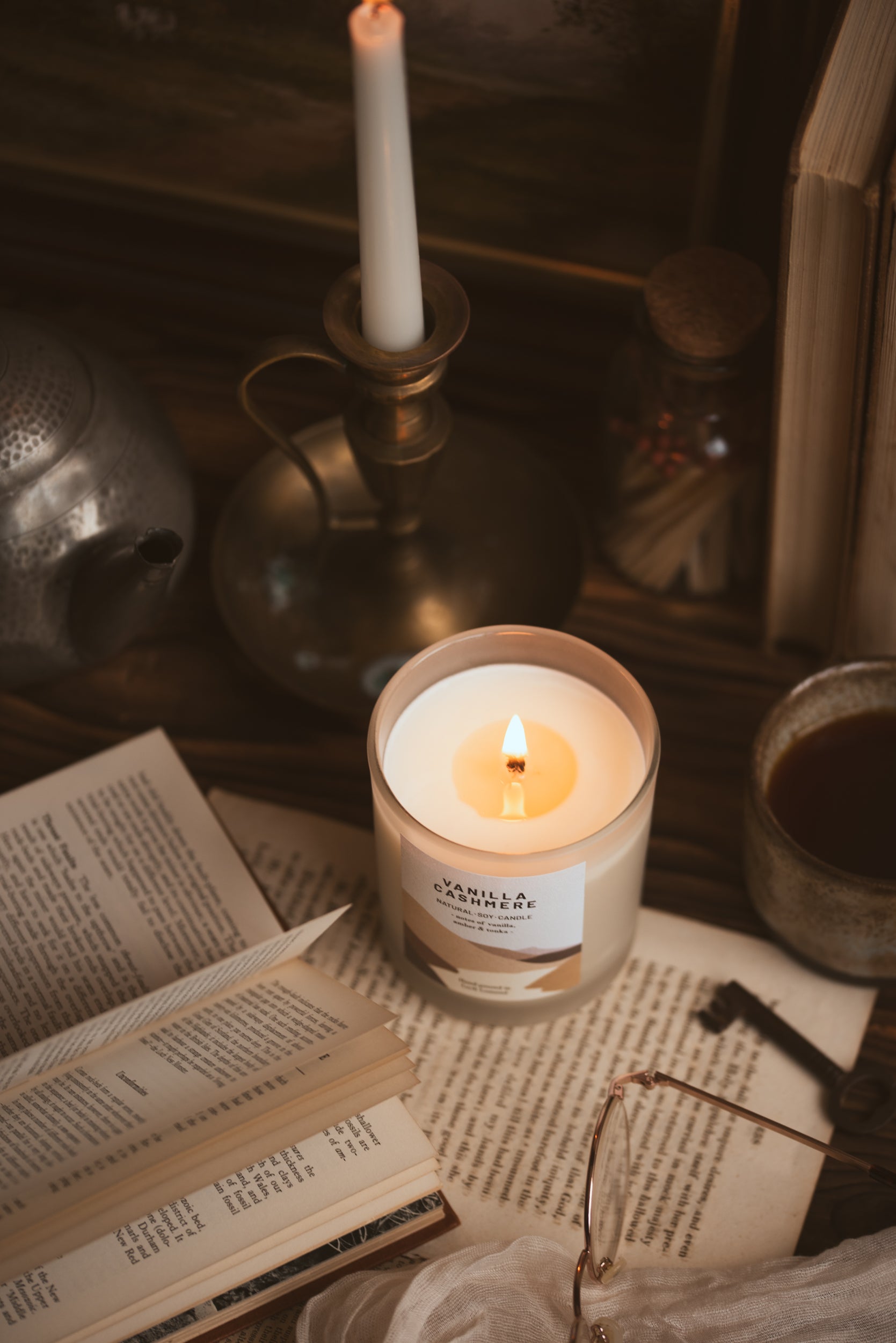Vanilla Cashmere - 450g - Organic & Vegan Scented Candles | Ocoee House