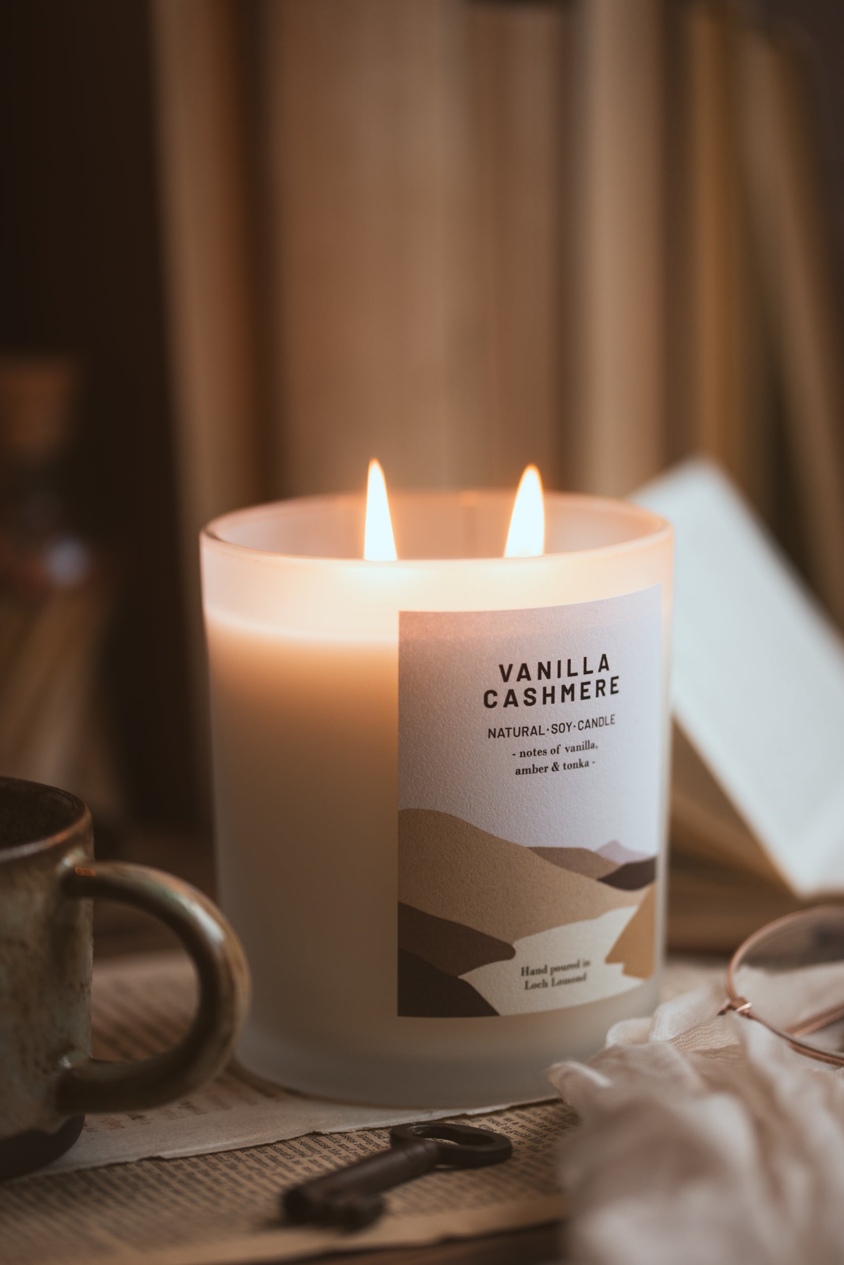 Vanilla Cashmere - 760g - Organic & Vegan Scented Candles | Ocoee House