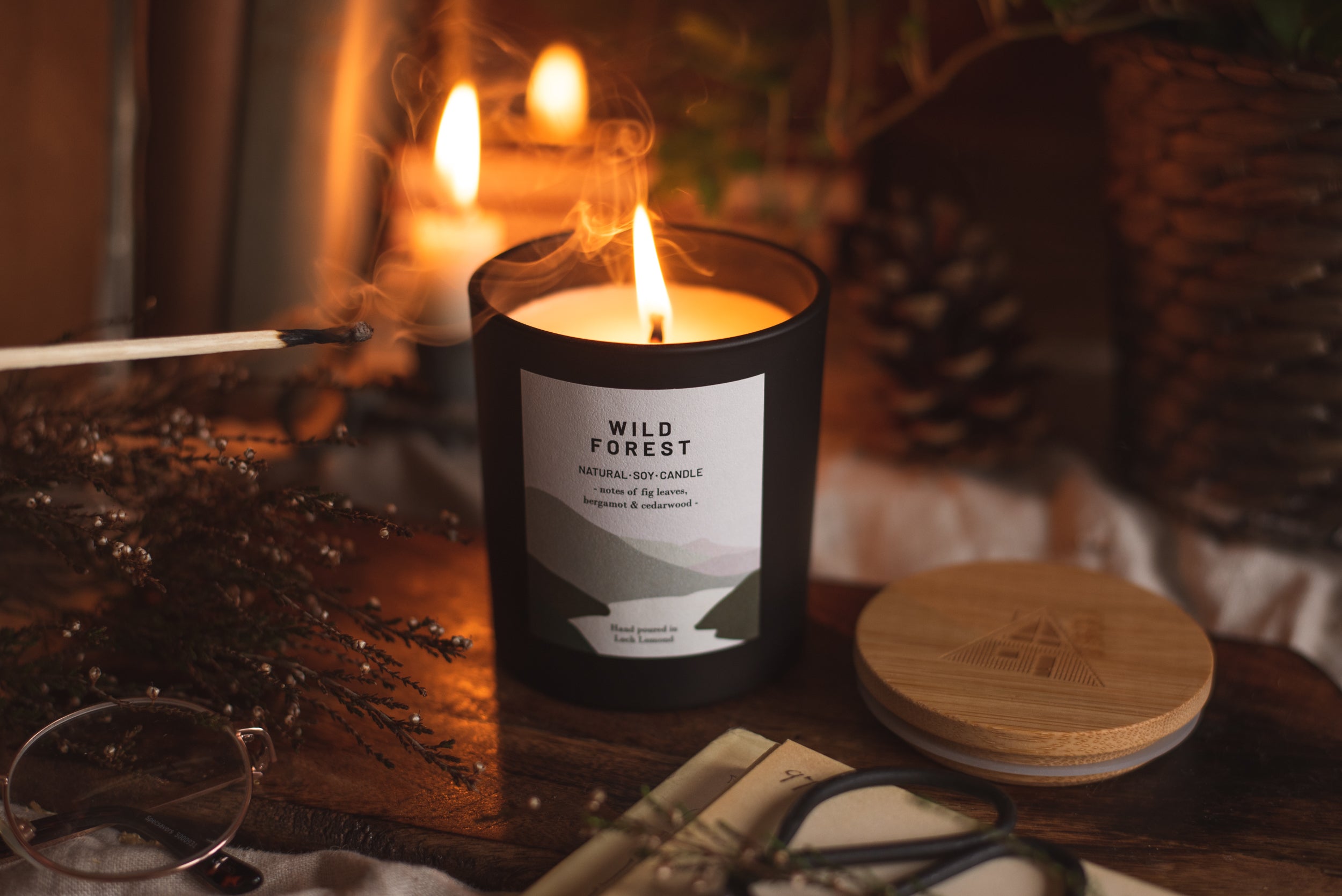 Wild Forest - 450g - Organic & Vegan Scented Candles | Ocoee House