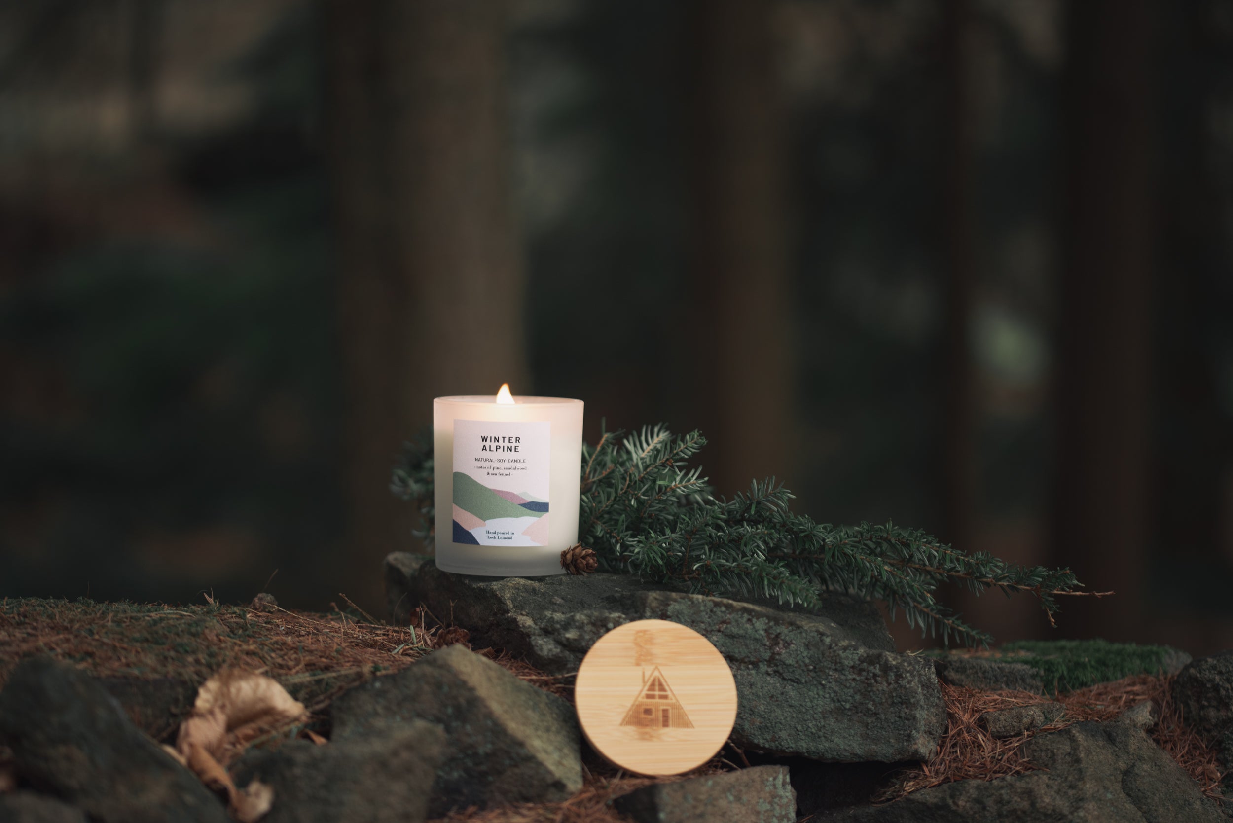 Winter Alpine - 450g - Organic & Vegan Scented Candles | Ocoee House
