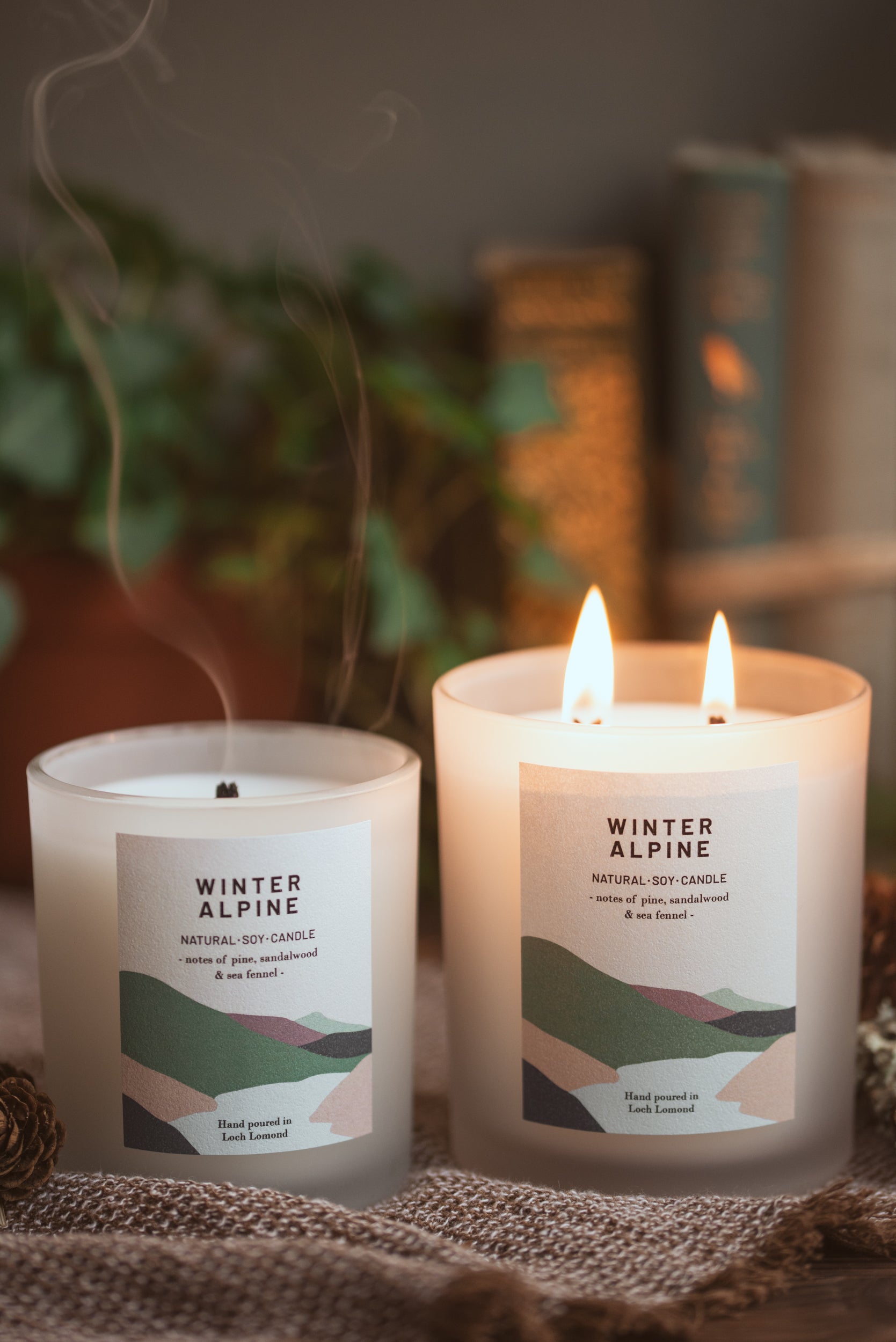 Winter Alpine - 760g - Organic & Vegan Scented Candles | Ocoee House