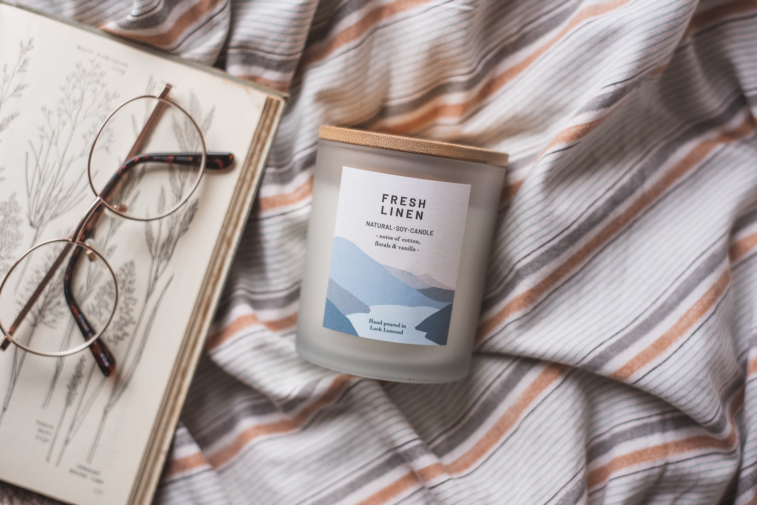 Fresh Linen - Organic & Vegan Scented Candles | Ocoee House