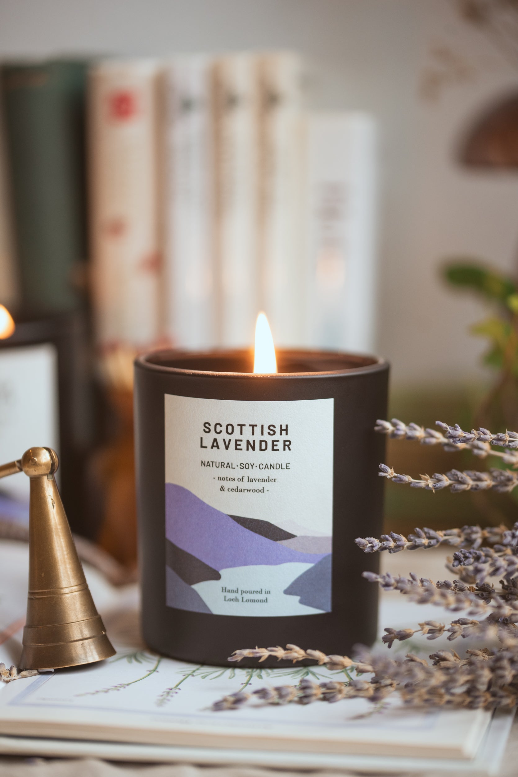 Scottish Lavender - 450g - Organic & Vegan Scented Candles | Ocoee House