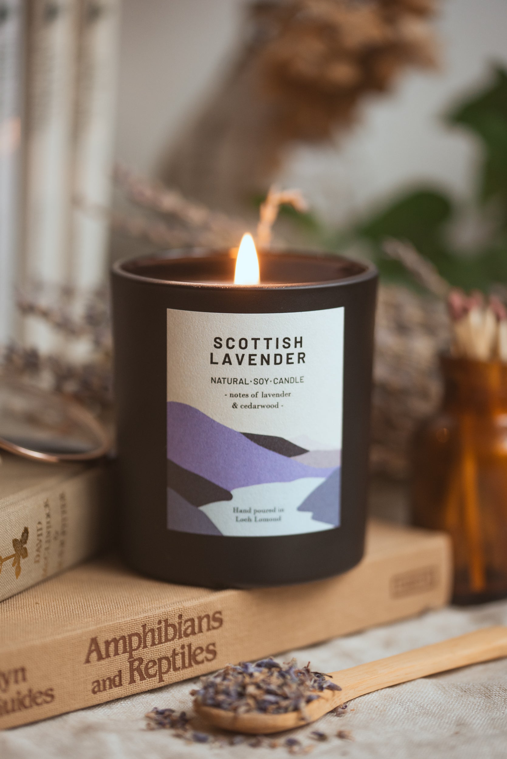 Scottish Lavender - 450g - Organic & Vegan Scented Candles | Ocoee House