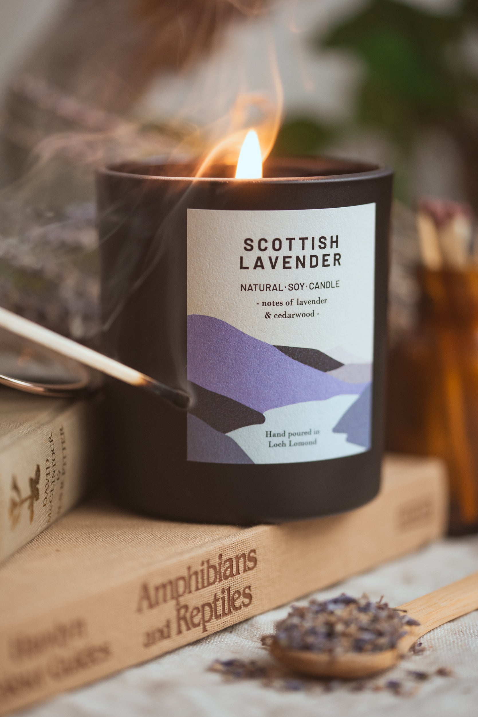 Scottish Lavender - 450g - Organic & Vegan Scented Candles | Ocoee House