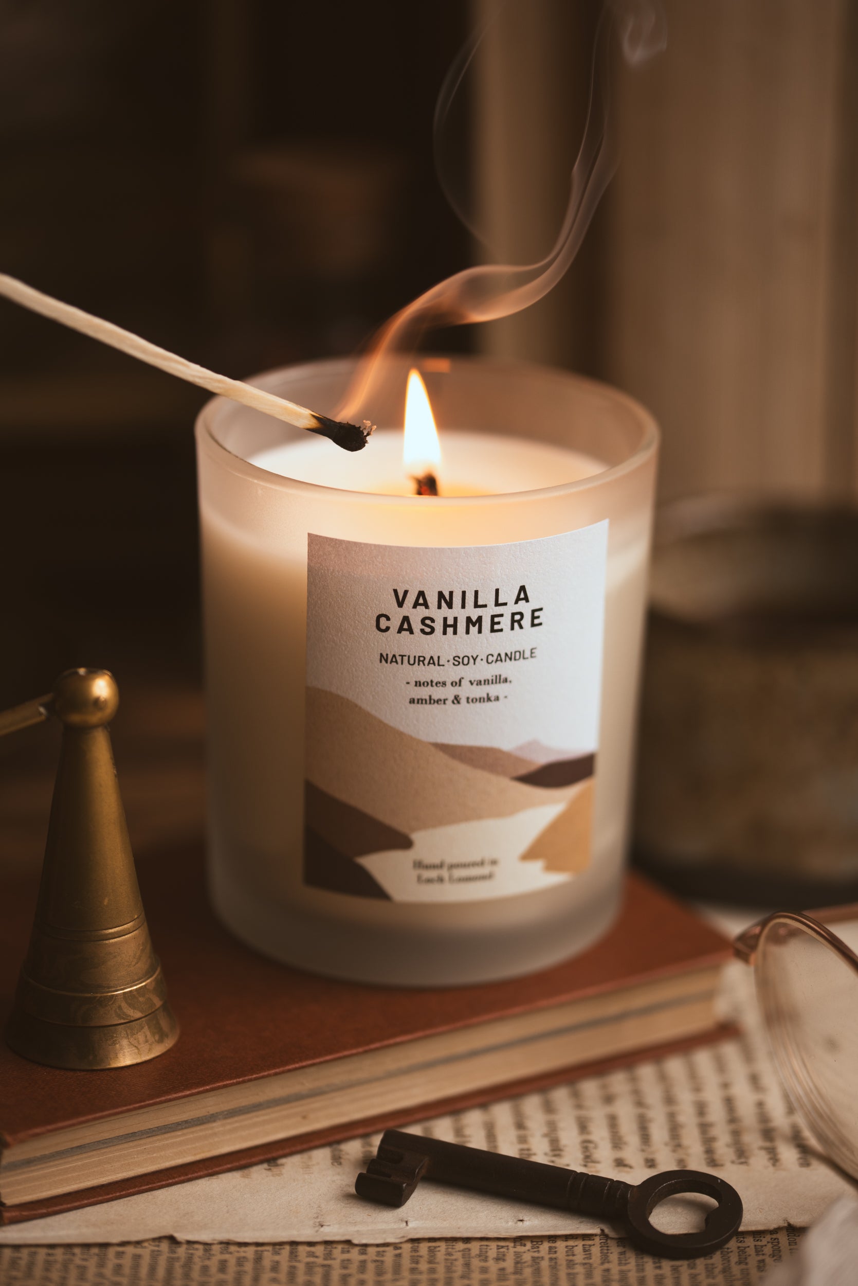 Vanilla Cashmere - 450g - Organic & Vegan Scented Candles | Ocoee House