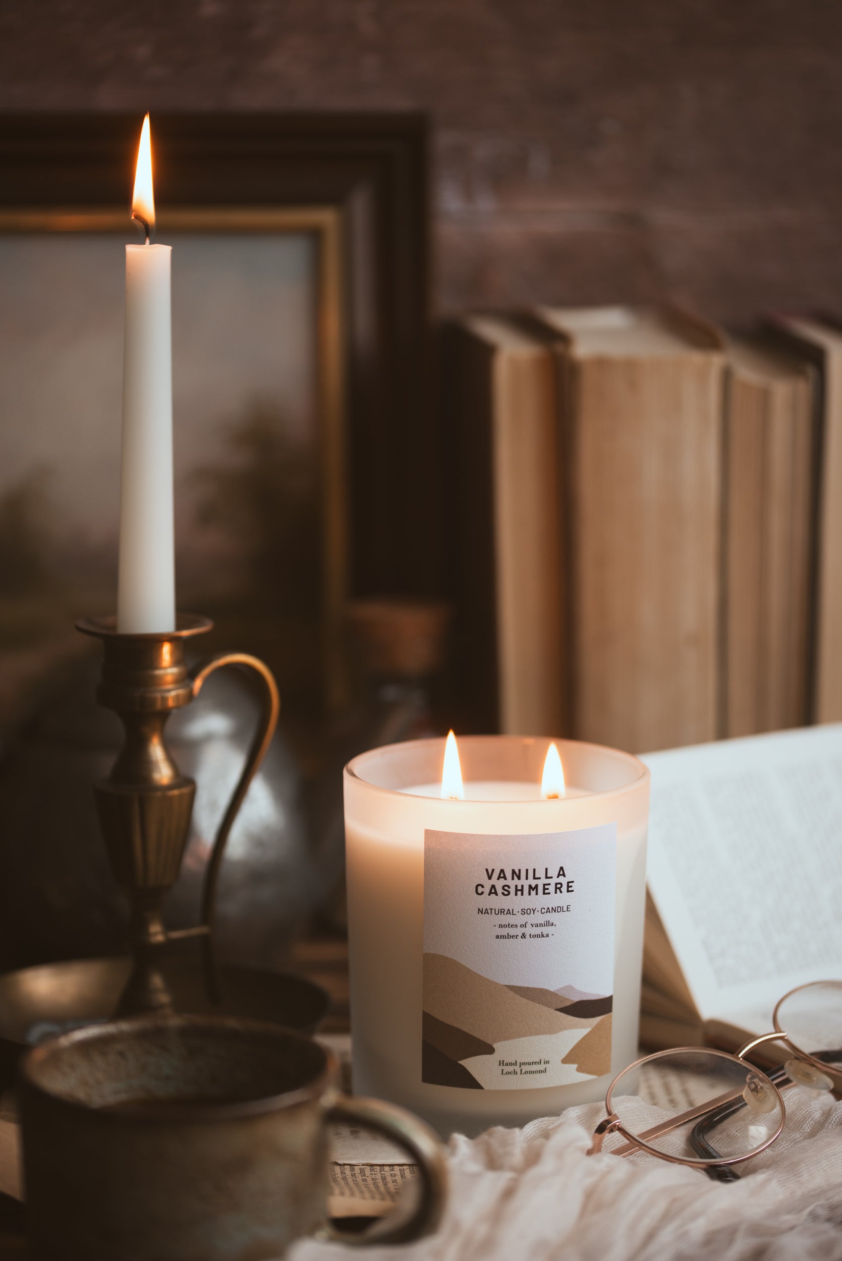 Vanilla Cashmere - 760g - Organic & Vegan Scented Candles | Ocoee House