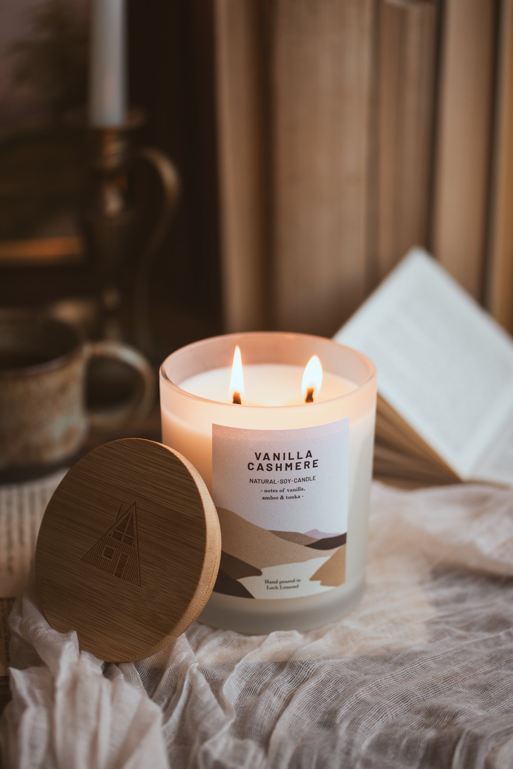 Vanilla Cashmere - 760g - Organic & Vegan Scented Candles | Ocoee House