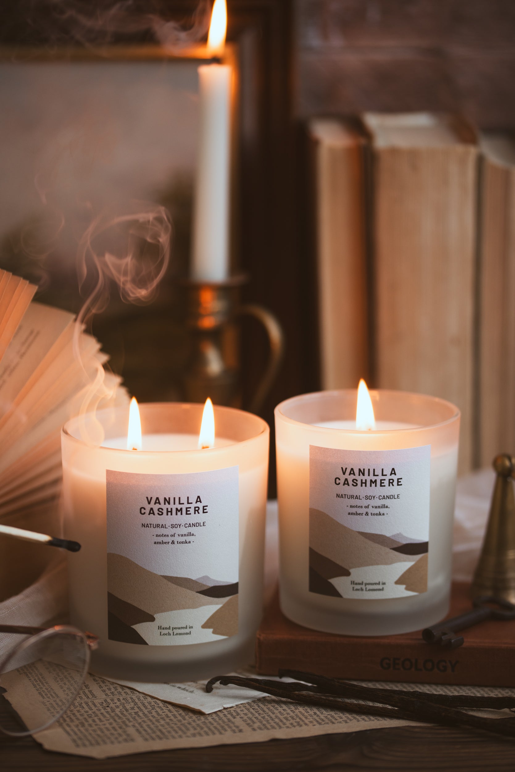 Vanilla Cashmere - 760g - Organic & Vegan Scented Candles | Ocoee House