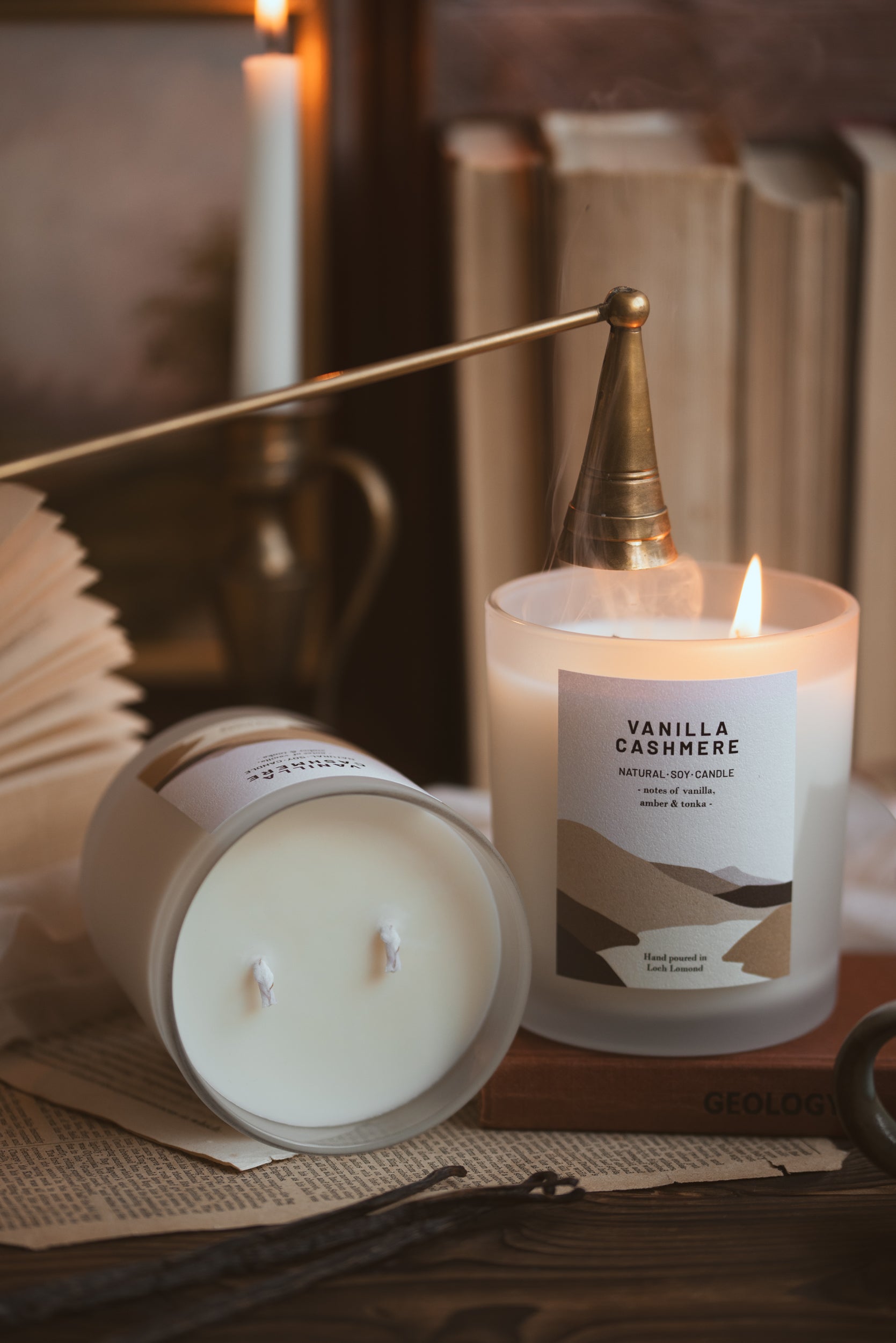 Vanilla Cashmere - 760g - Organic & Vegan Scented Candles | Ocoee House